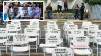 Montan salón de clases de estudiantes muertos en Fiscalía de Jalisco. 