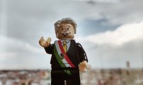 Revienta las redes el muñeco LEGO de AMLO Presidente