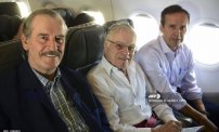 Difunden foto de Vicente Fox con ex presidente boliviano que insultó vulgarmente a AMLO