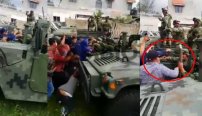 Pobladores agreden al Ejército en Puebla, militares realizan disparos. 