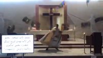 VIDEO: Así sorprendió la explosión a un sacerdote del Líbano 