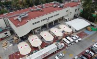 Amplían 40% capacidad para Covid-19 en el INER con hospital de campo de Cruz Roja
