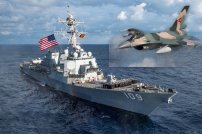 #ÚltimoMinuto: Aviones militares de Venezuela sobrevuelan buque de la Armada de EU