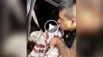 (VIDEO FUERTE) Perrito pierde la vida tras explotarle un cohete en la cara 