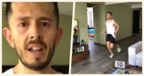 Mexicano decide correr un maratón !en su sala! 