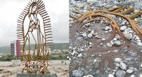 Hanna ´ENCUENTRA´ estructura de la Virgen de Guadalupe pérdida 