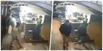 Difunden video de asalto a comensales en una taquería; se llevan su camioneta
