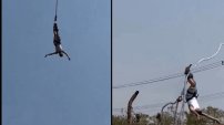 Video: Turista se avienta del Bungee y cae al vacío tras romperse la cuerda