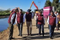Delfina Gómez da banderazo de inicio a obras para prevenir inundaciones en Chalco y Tláhuac
