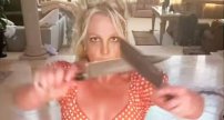 Britney Spears recibe visita de la policía, tras publicar el video de los cuchillos